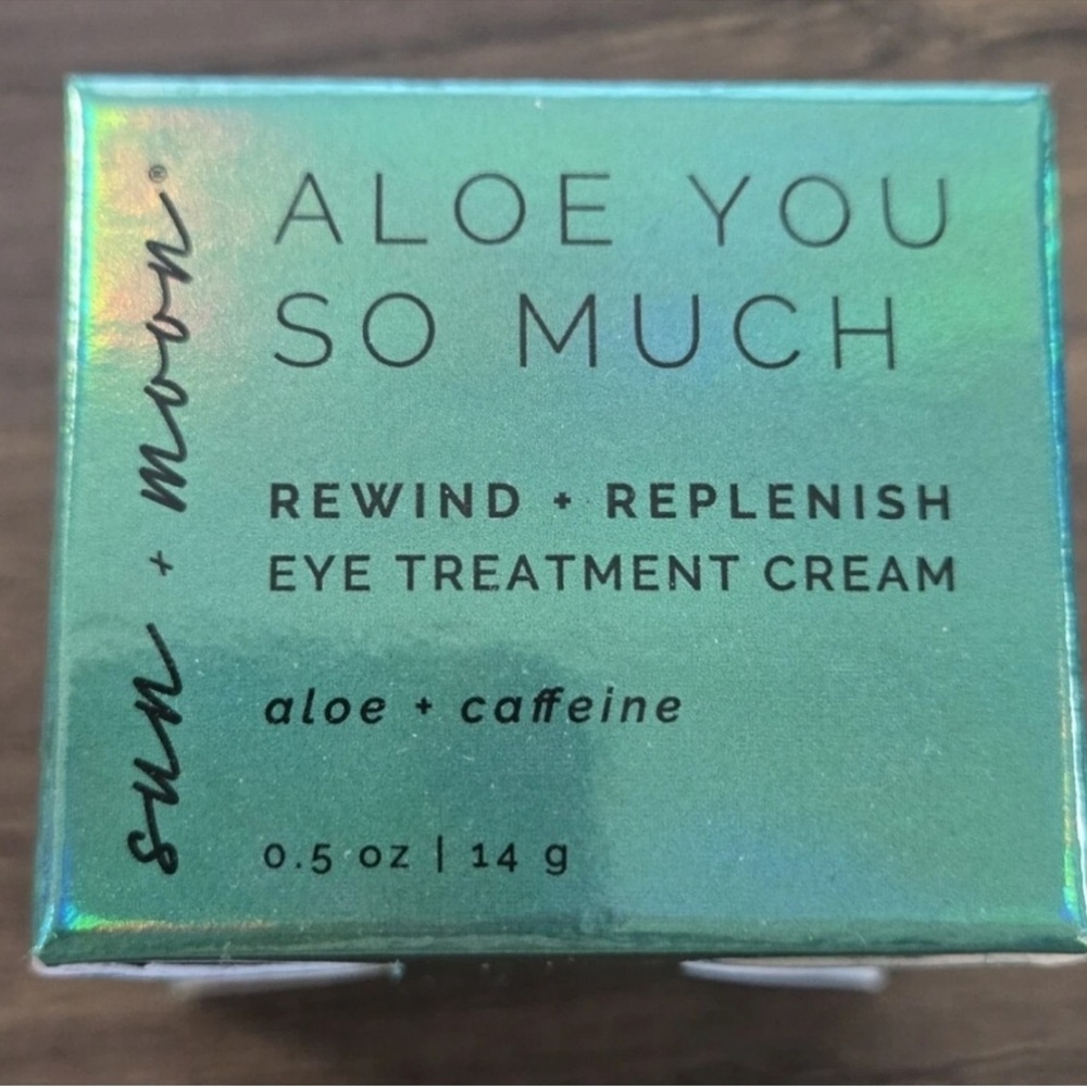 SUN AND MOON “Aloe You So Much” Eye Treatment Cream NIB